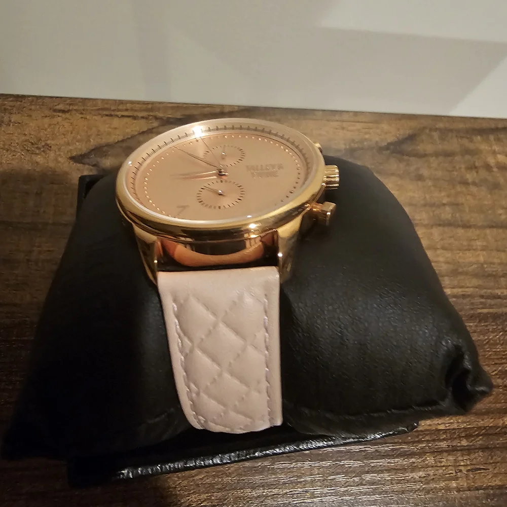 Talley & Twine Gold Watch with Tan Strap